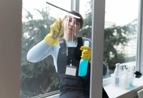 Nettoyage de vitres intérieures et extérieures à Montreux-Vieux